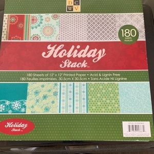 Holiday stack. Gorgeous paper. Great for scrapbooking or card making/crafting.